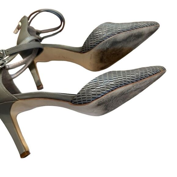 Calvin Klein Gayle Kid Skin Heels in Black- Size 8.5 - Picture 5 of 7